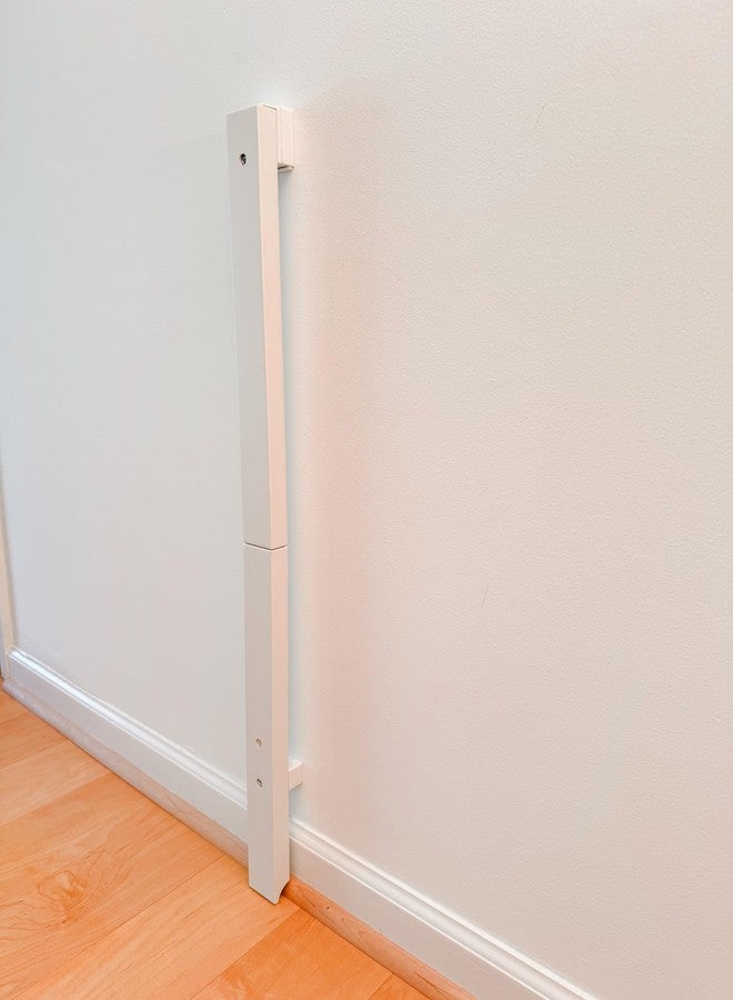 Qdos Safety New Universal Baseboard Adapter for Baby Gates | White | Professional Grade Safety - Universal Solution for Gate Installation Over a Baseboard - Works with All Gates - Easy Installation